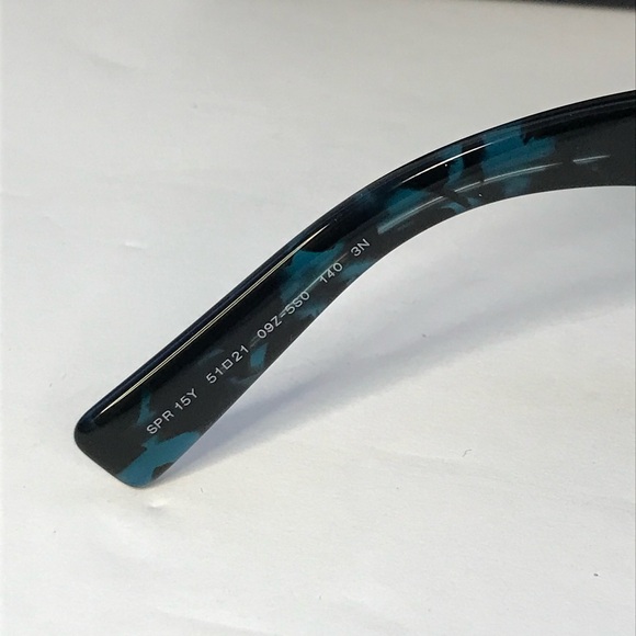 New Authentic Prada Dark Gray Irregular Ladies Sunglasses PR 15YS 09Z5S0 51 - Picture 13 of 14